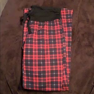 Plaid pajama pants